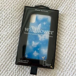 Wildflower butterfly phone case - XS/X iphone